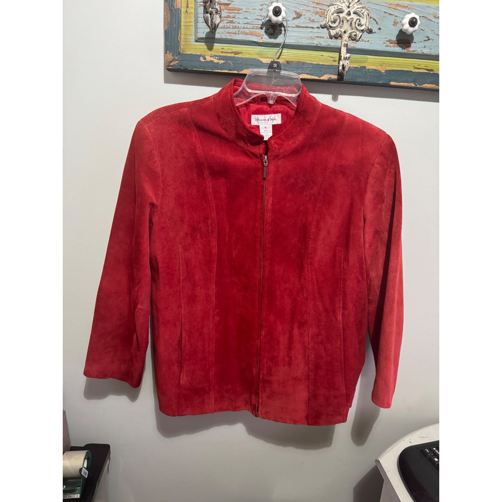 Preston & York Red Suede Jacket
